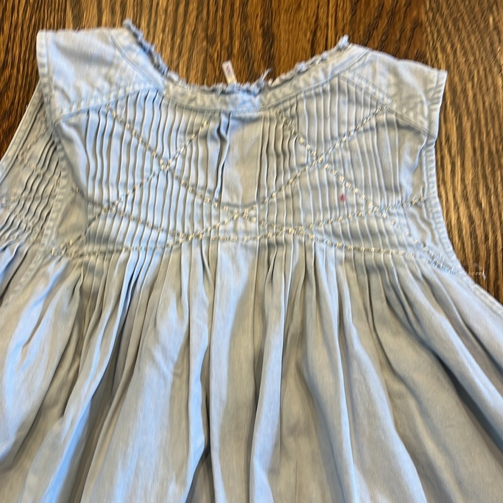 Free People Light Blue Floral Dress - Picture 8 of 8